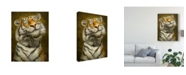 Trademark Global Patrick Lamontagne Smiling Tiger Canvas Art - 20" x 25"
